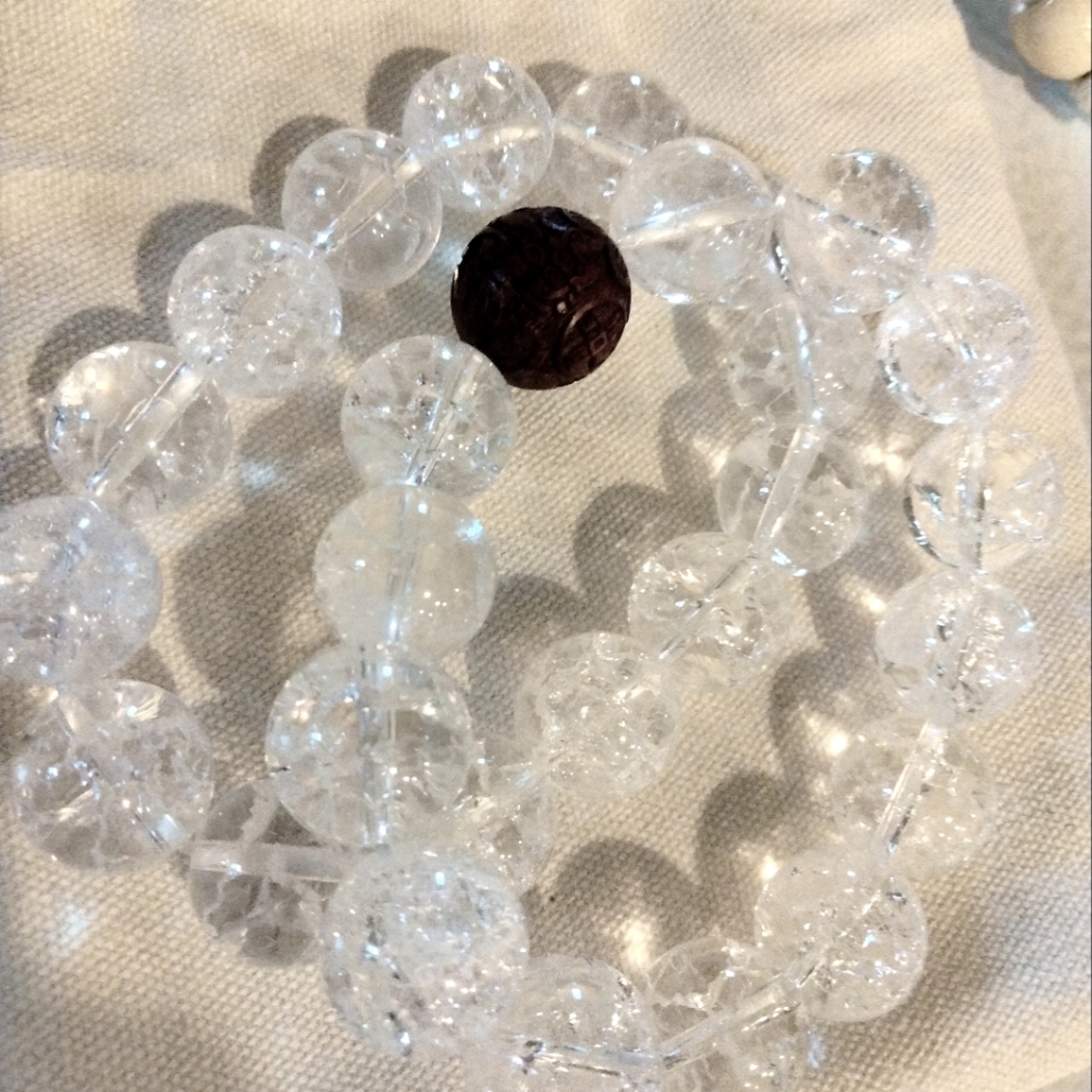 Clear Quartz Bracelet/New/Natural Stone/Handmade/$15 each